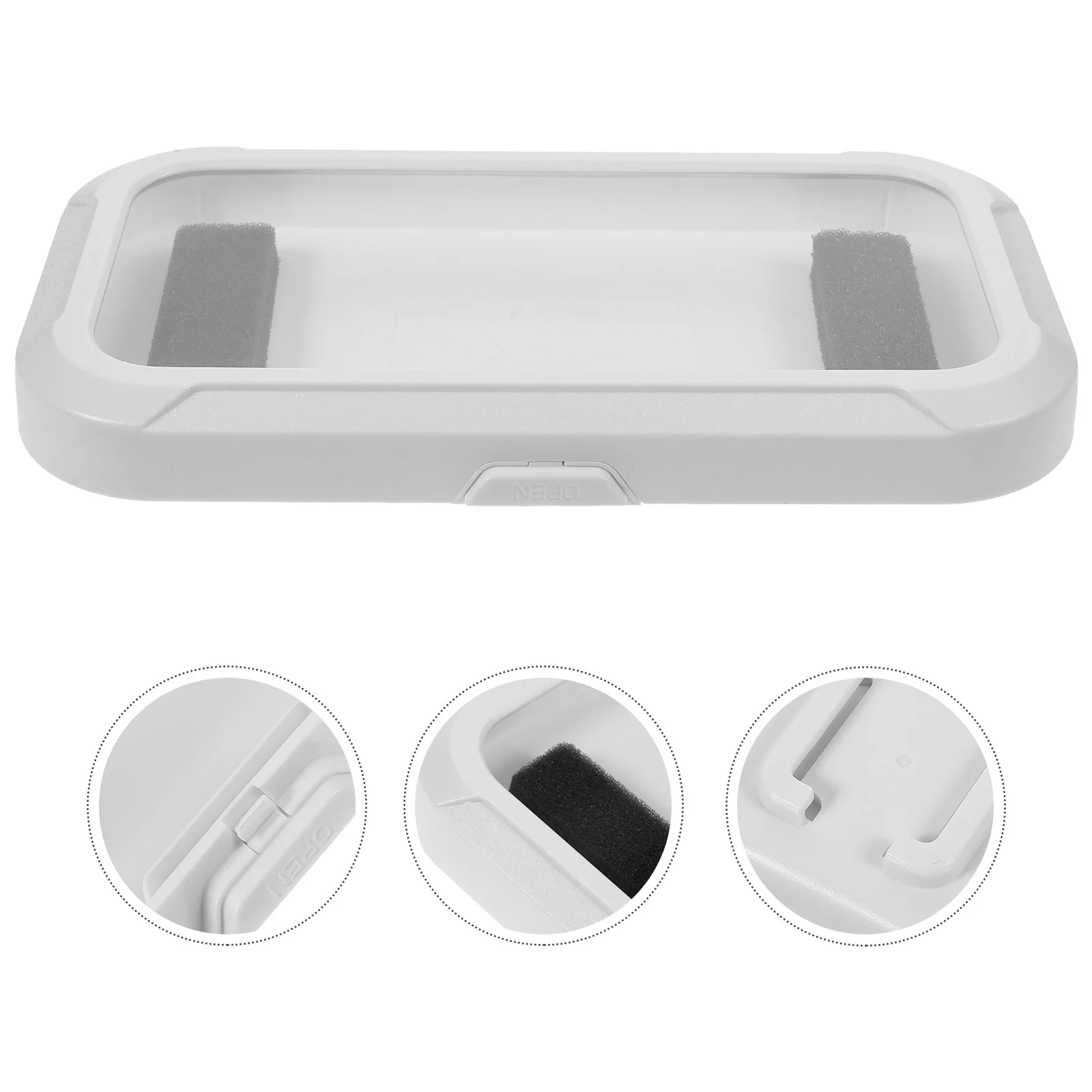 

Touch Screen Bathroom Phone Box Mount The Pet Adjustable Shower Cellphone Stand