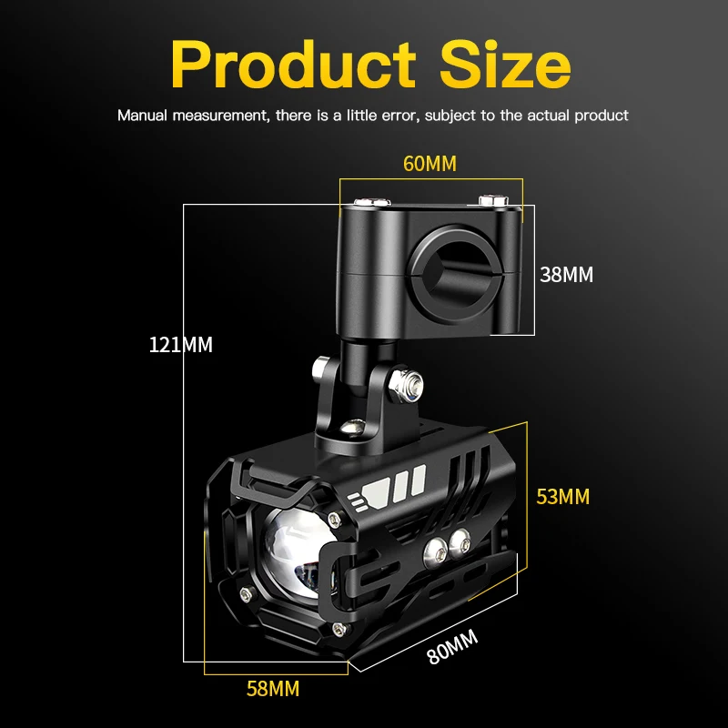 Motorcycle Headlights, Universal Fog Lights For YAMAHA