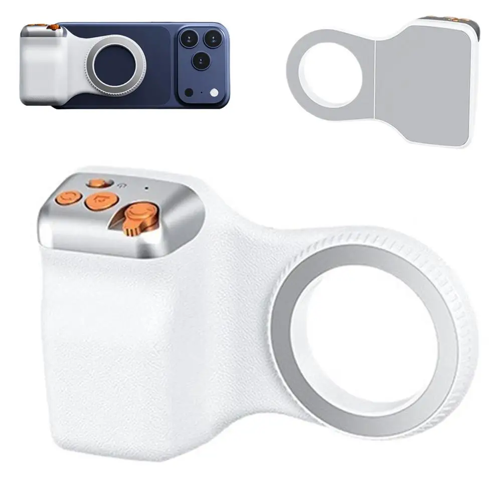 Ergonomic Magnetic Phone Grip with Remote Shutter