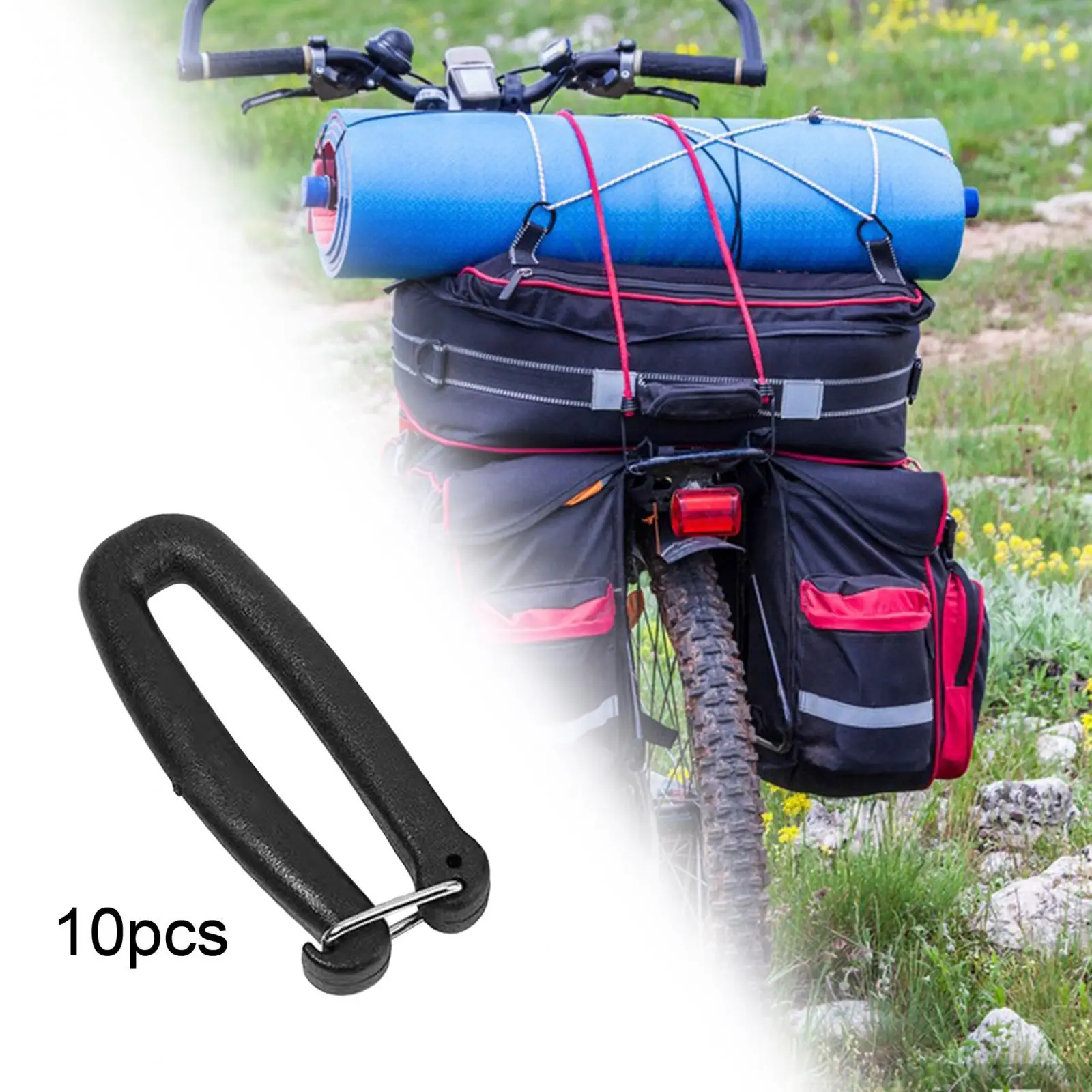 10Pcs Webbing Strap Hook Keys Chain Clip Repair Tools Attachments Webbing Buckle for DIY Fishing Suitcase Outdoor Accessories key chain clip carabiner belt clip