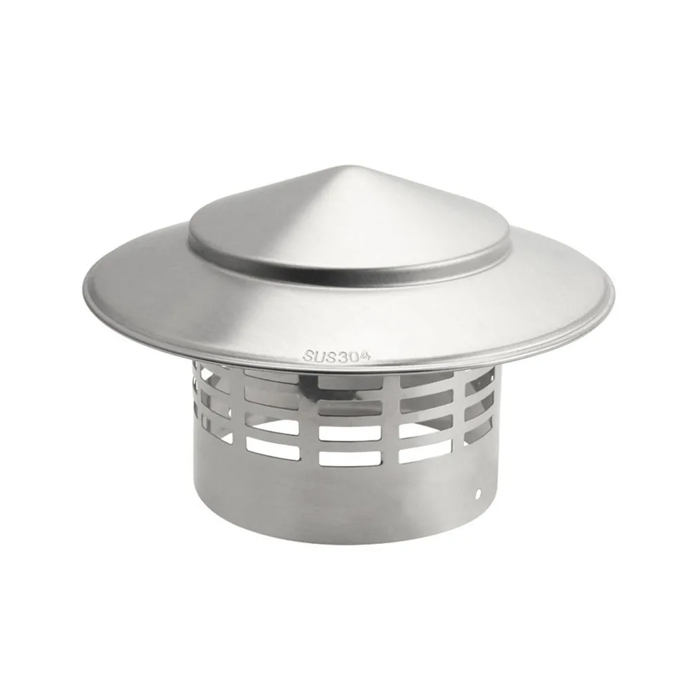 

High Quality Stainless Steel Chimney Cap Ensure Fresh Air Outlet and Efficient Roof Pipe Exhaust Hood Installation