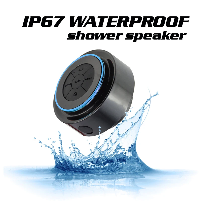

RNABAU Level 7 Waterproof Bluetooth Audio Portable Bluetooth Speaker,Mini Bathroom Audio Wireless Bluetooth Speakers