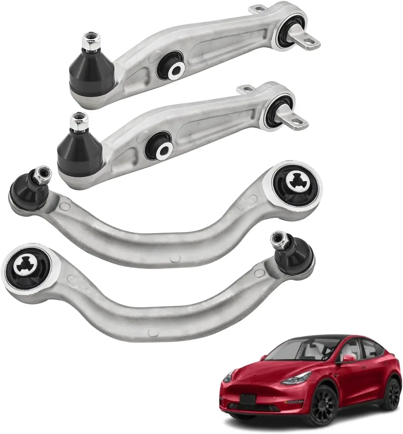 4PCS Front Left Right Lower Control Arms For Tesla Model Y 2019-2024 ...