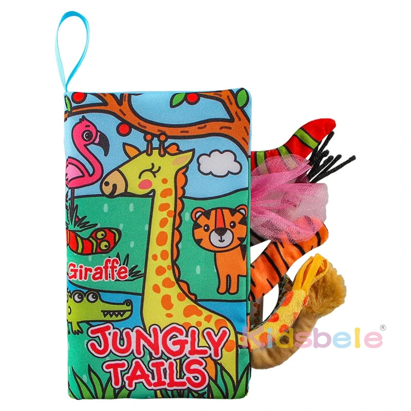 Soft Baby Books 0-6 Months Infants Toy 0 to 12 Months Crinkle Cloth Books For Newborns Stroller Toys Tummy Time  Sensory Toys