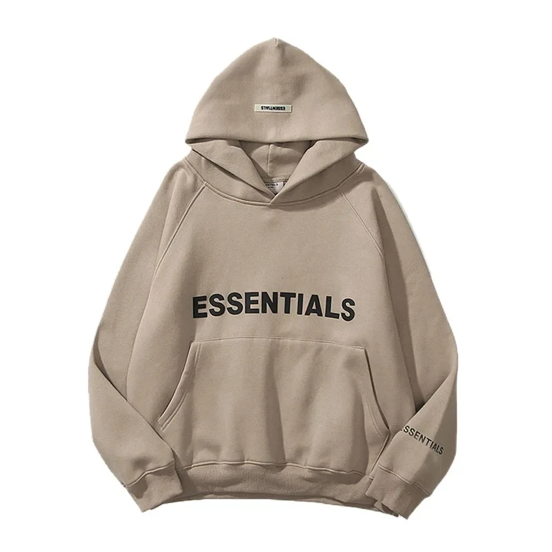 

ESSENTIALS Hoodies Men Sweatshirts Brand Letter Printed Hip Hop Unisex Pullover Loose Fleece Oversize Essentials Women Clothing