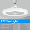 Smart 3-in-1 Ceiling Fan with Remote Control and 3-Speed E27 AC85-265V Lighting Base for Bedroom and Living Room Lighting 4