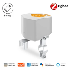Smart ZigBee Battery - Powered Water and Gas Valve Controller with Voice Control (Zigbee Valve)