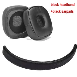 Enhanced Ear Pads for On - Ear Headphones - Replacement Earpads and Cushion Covers (1 set of black)