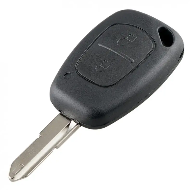 Sostituzione custodia chiave automatica a 2 pulsanti con guscio chiave remota per auto con 206 lama chiave non tagliata per Kangoo-/Renault- Traffic Master Vivaro- - Image 4