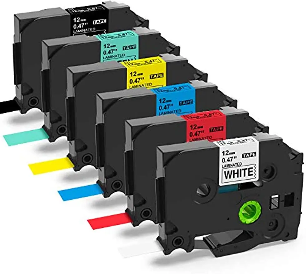 Compatibile Brother Ptouch Tze-211 Tze-221 Tze-231 335 Per Ptouch Pt-1000 1010 1080 H105 H107 H200 H100R/Lb H101C D200 E110 Cube