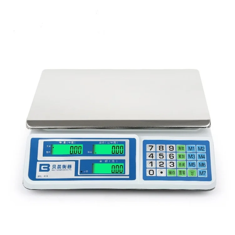 

Точные Коммерческие Электронные весы, максимальный вес 30 кг, электронные весы с большой точностью, таблица цен на овощи