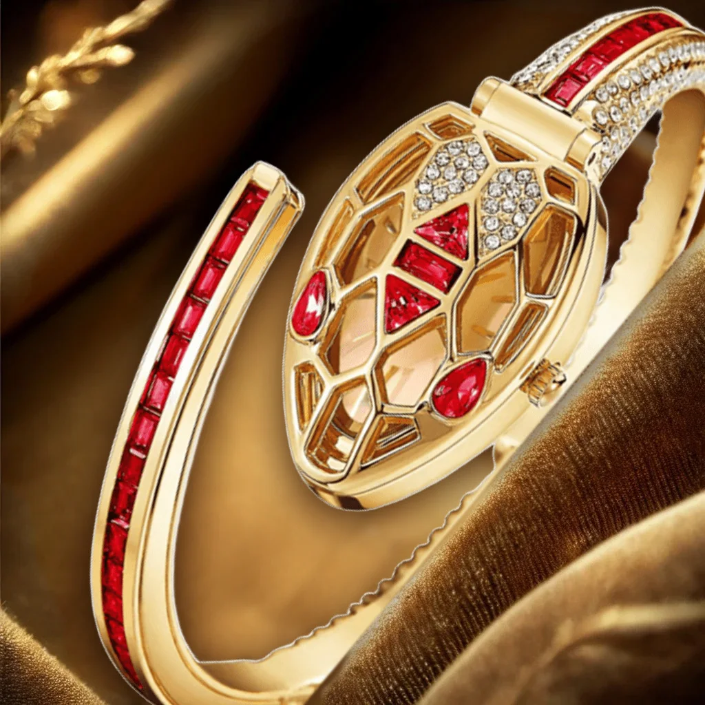 ساعة كوارتز نسائية جديدة عصرية وخفيفة الوزن على شك...