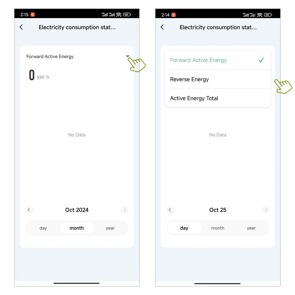 Zigbee Tuya Threee phase 100A Smart Energy Power Monitor with external Current