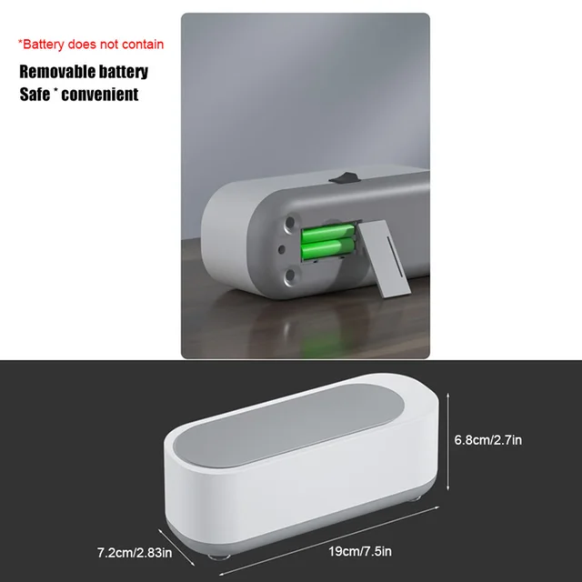 Ultrasonic Cleaning Machine High-frequency Vibration Eyeglass Cleaner Washing Tools for Watch/Jewelry/Glasses/Makeup Tool 6