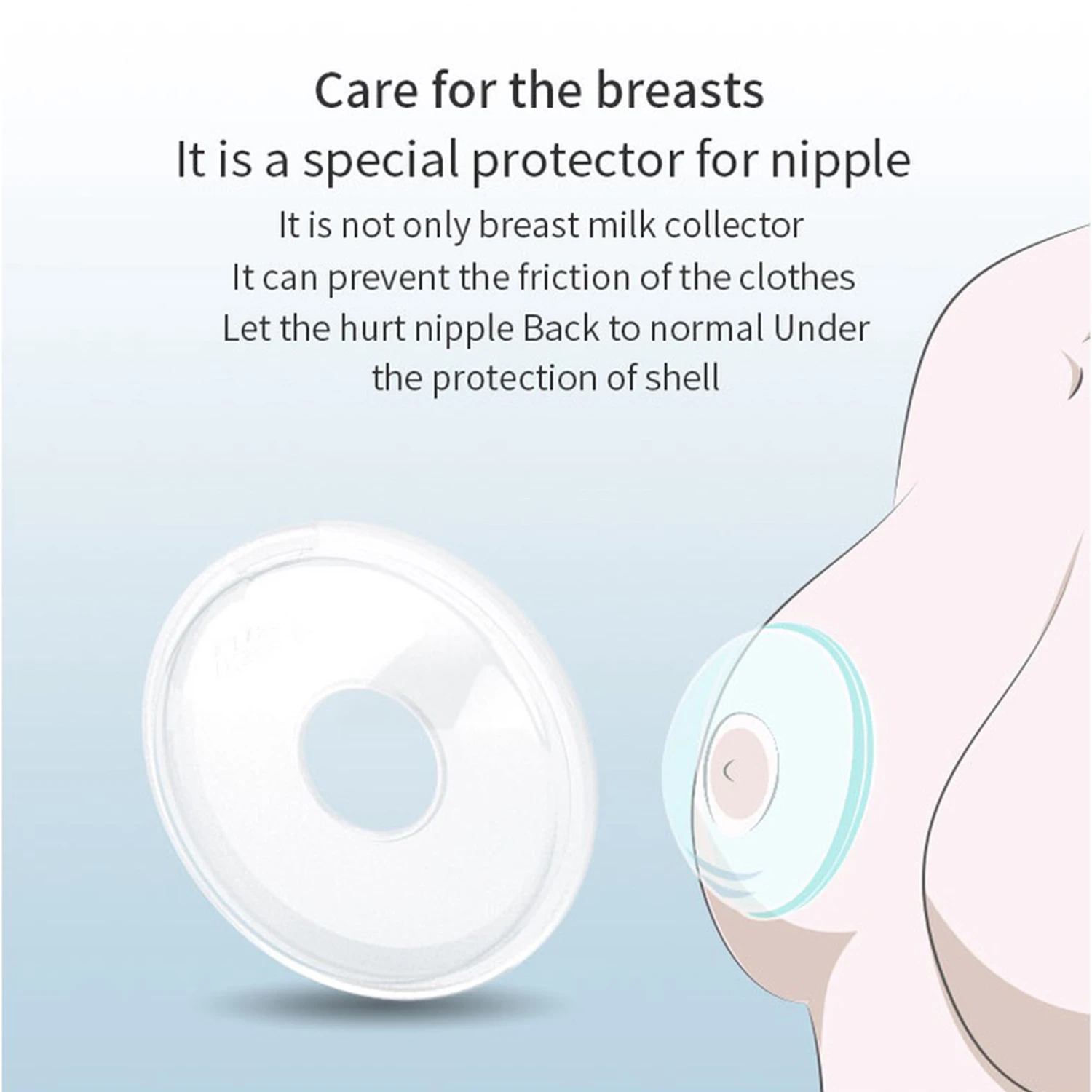 Wearable silicone breast milk collector breast milk storage bag avoiding awkward breastfeeding leaving more food for babies breast milk collector