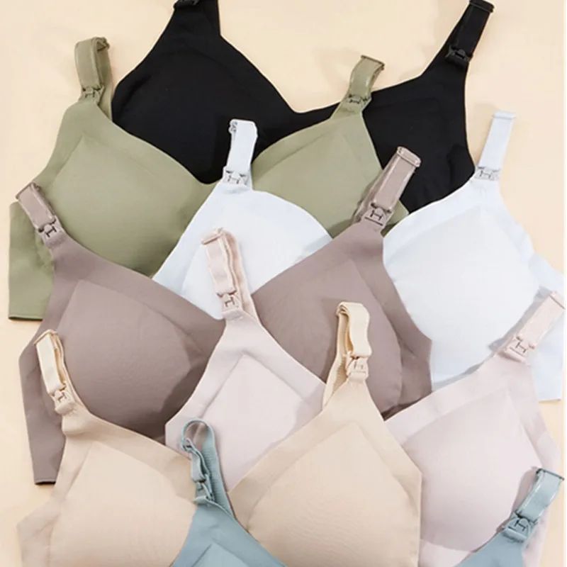 Sexy Seamless Bra For Pregnant Women Maternity Nursing Bras Brassieres Breastfeeding Female Intimates  Lingerie Underwear 4