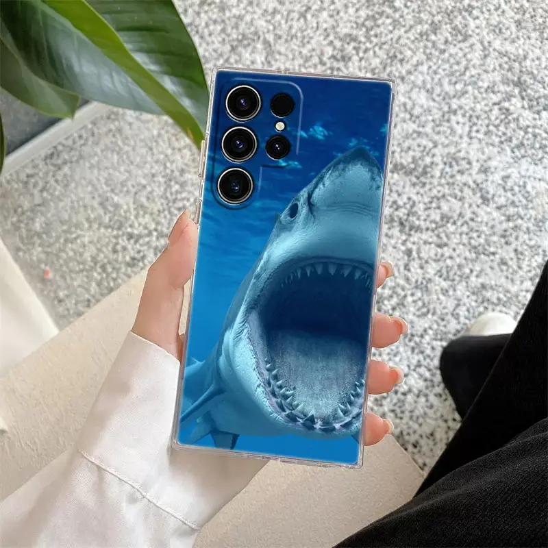 Whale Shark Ocean Clear Phone Case Cover