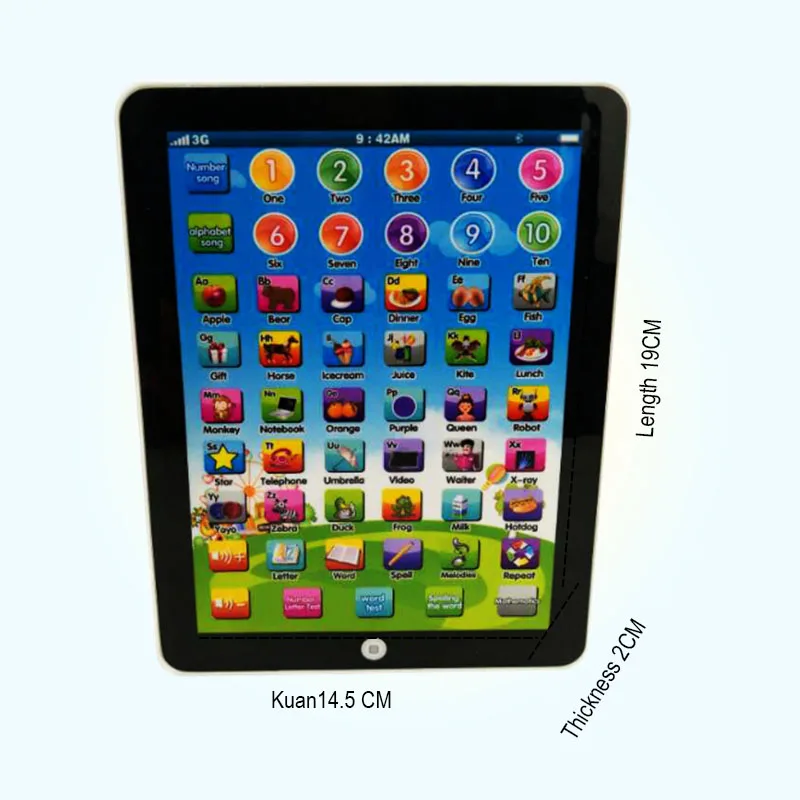 English tablet learning children's reading machine puzzle early education toys, need to prepare three No. 5 batteries by onese 4
