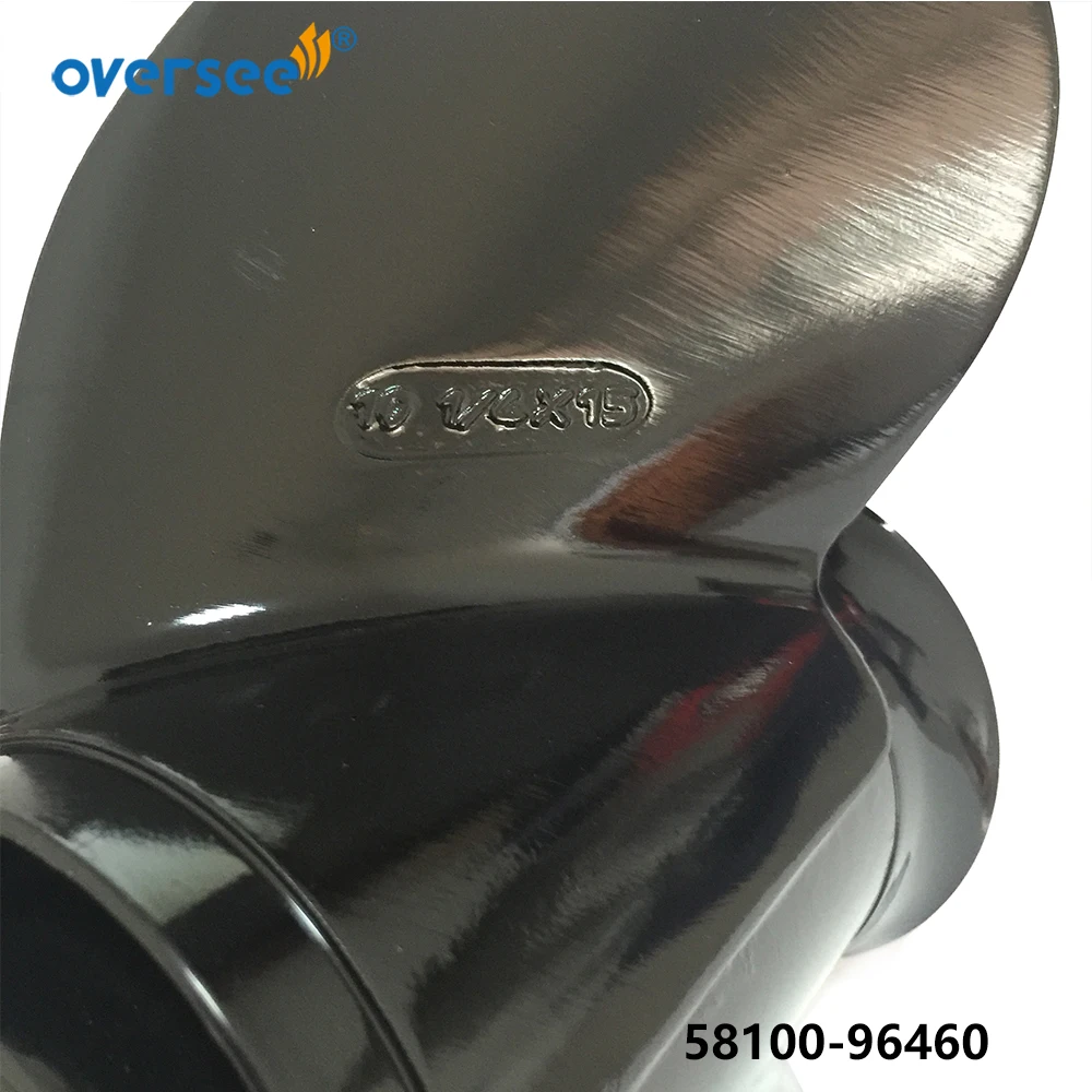 Aluminum Propeller 58100-96460-01 10-1/4x15 For Suzuki DT25 DT30 Outboard Propeller OVERSEE