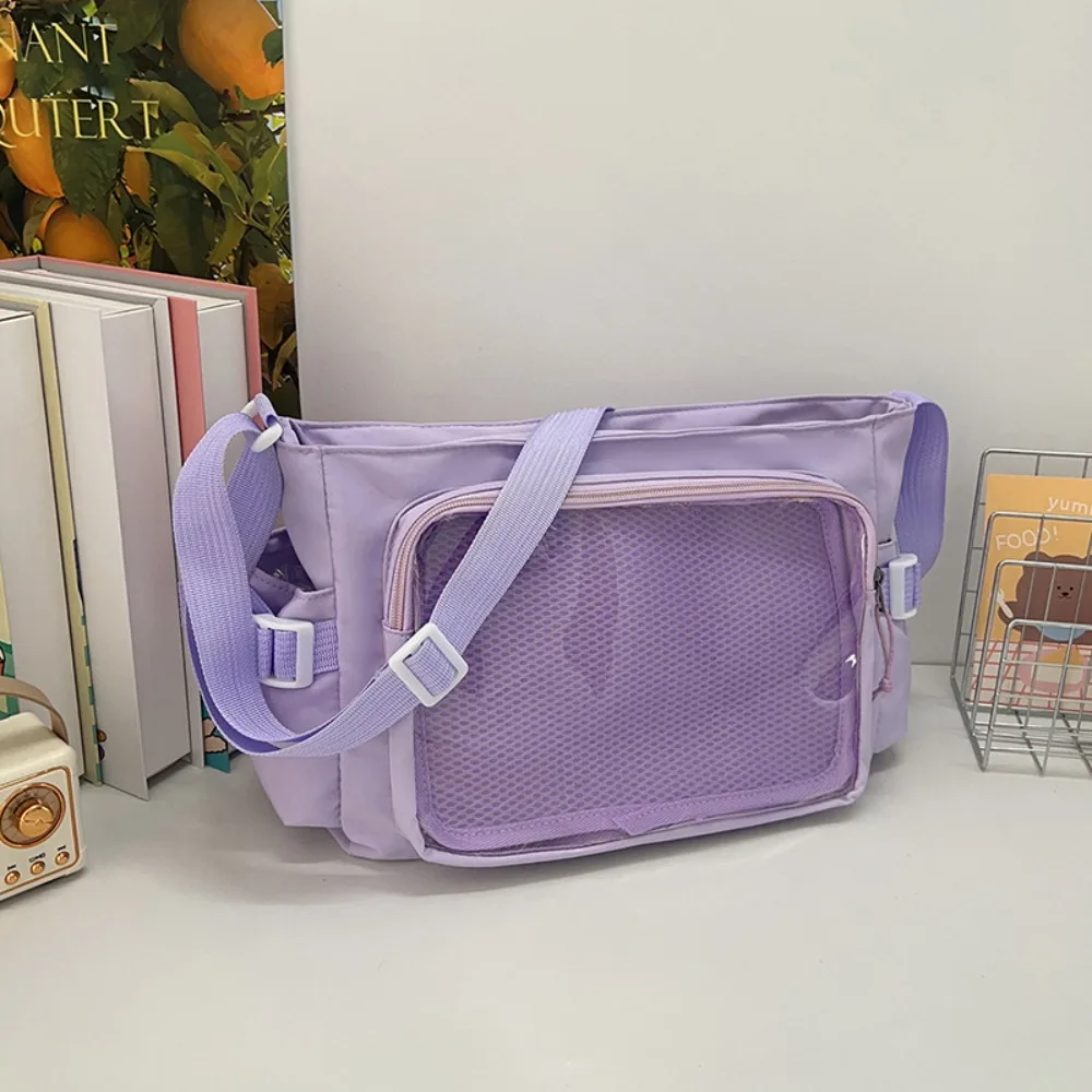 ตัวเลือกสินค้า กระเป๋าสะพายซิป Itabag ไนลอน-ผ้าฝ้าย ดีไซน์สวย ใส่ของได้เยอะ