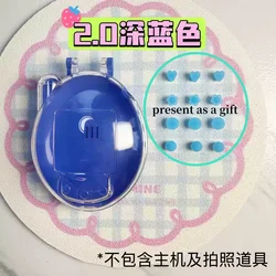 Enhanced Tamagotchi Reissue with Protective Case and Storage Box Toy (2.0 Deep Blue)