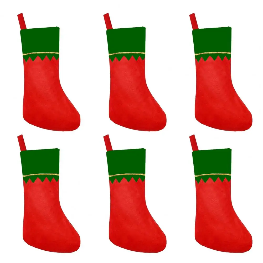 

Christmas Gift Bag Christmas Party Stocking Christmas Stocking Set Festive Golden Line Design Capacity Xmas Tree Gift Bags Party