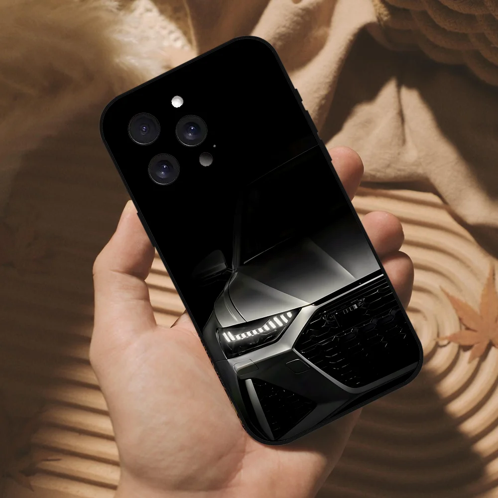 Sleek Audies RS Sports Car Black Phone Case