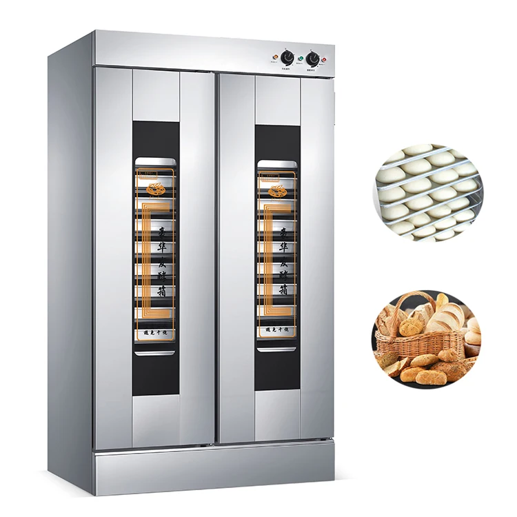 Bakery pastry equipment proofer single door cabinet 16 trays donut bread proofer