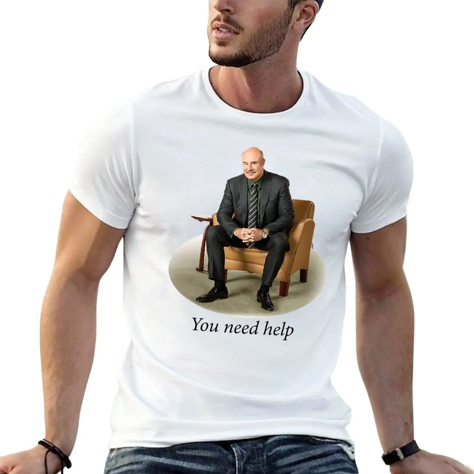 

New You Need Help Dr Phil (Redone Mask Edit) Personalized Shirt Trendy, Hoodie Sweatshirt Custom Gift T-Shirt