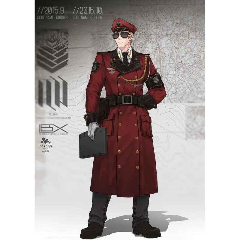Girls Frontline Commander Military Cosplay Costume For Halloween ...