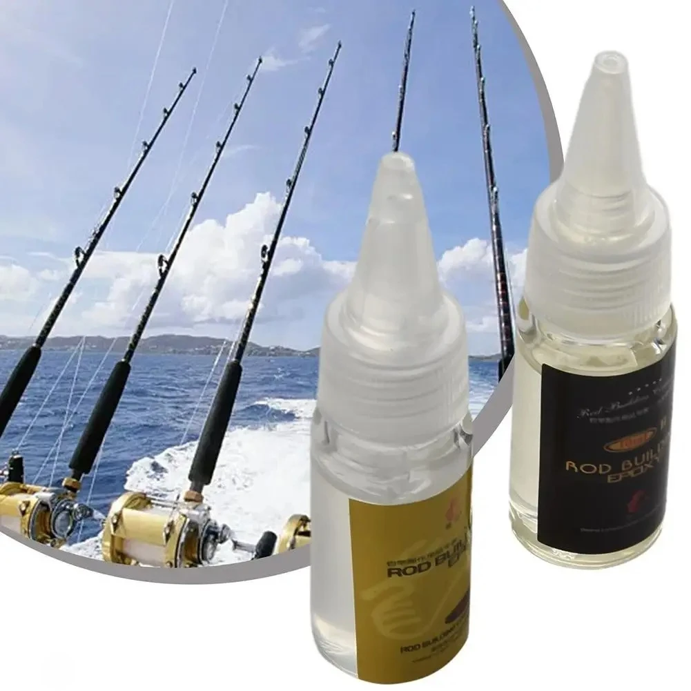 2Pcs DIY Fishing Tools Repair Epoxy Resin AB Glue For Fishing Rods Transparent Twine Rod Paint Accessories