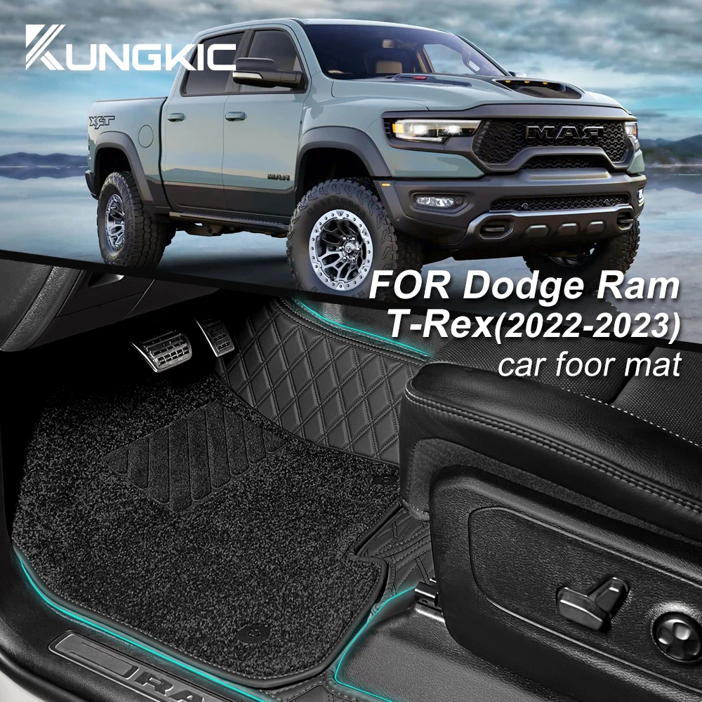 

Для DODGE RAM T-REX 2022 2023, плюшевая кожа, все включено, оригинальная модель автомобиля, внутренняя отделка, автомобильные аксессуары