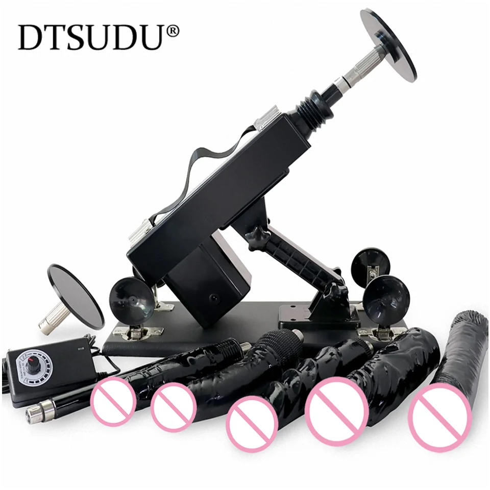 Automatic A2 Sex Machine Female With Suction Cup 3XLR Interface