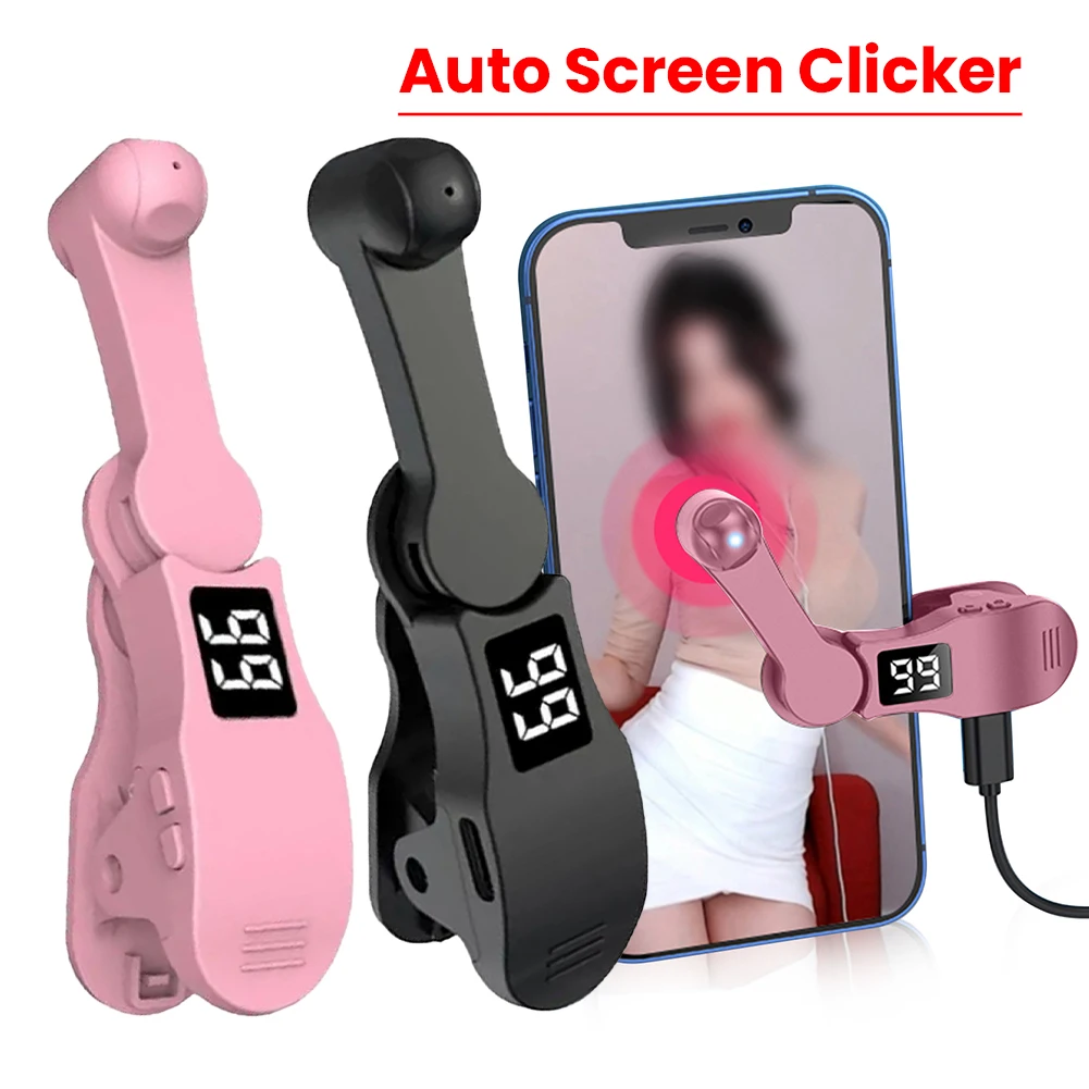 디지털 자동 스크린 클리커 자동 클리커 장치 108단계 USB 휴대폰 스크린 장치 스마트폰 게임 라이브 좋아요 보상 작업용