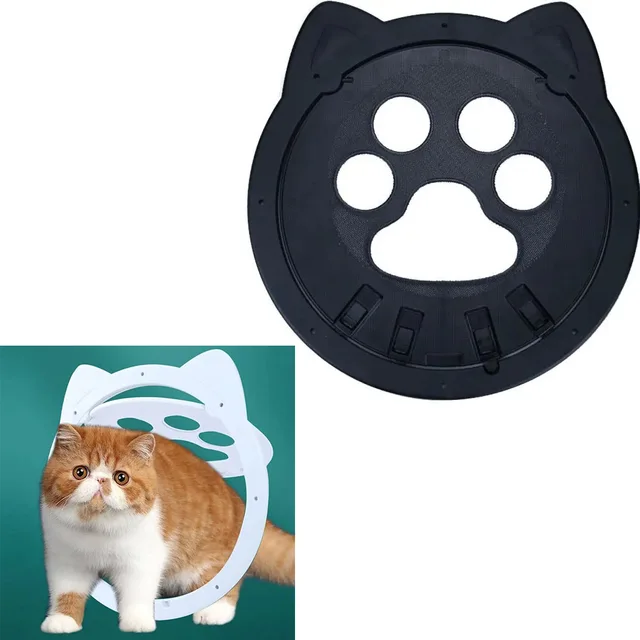 Pet Screen Door Magnetic Self-Closing Small Dogs and Cats Door with Locking Function for Screen Door, Window and Porch