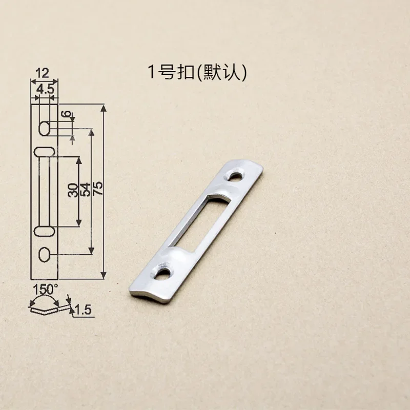 Aluminum Alloy Sliding Door And Window Hardware Bar Hook Lock Movable Door Lock Patrs Seat Plate