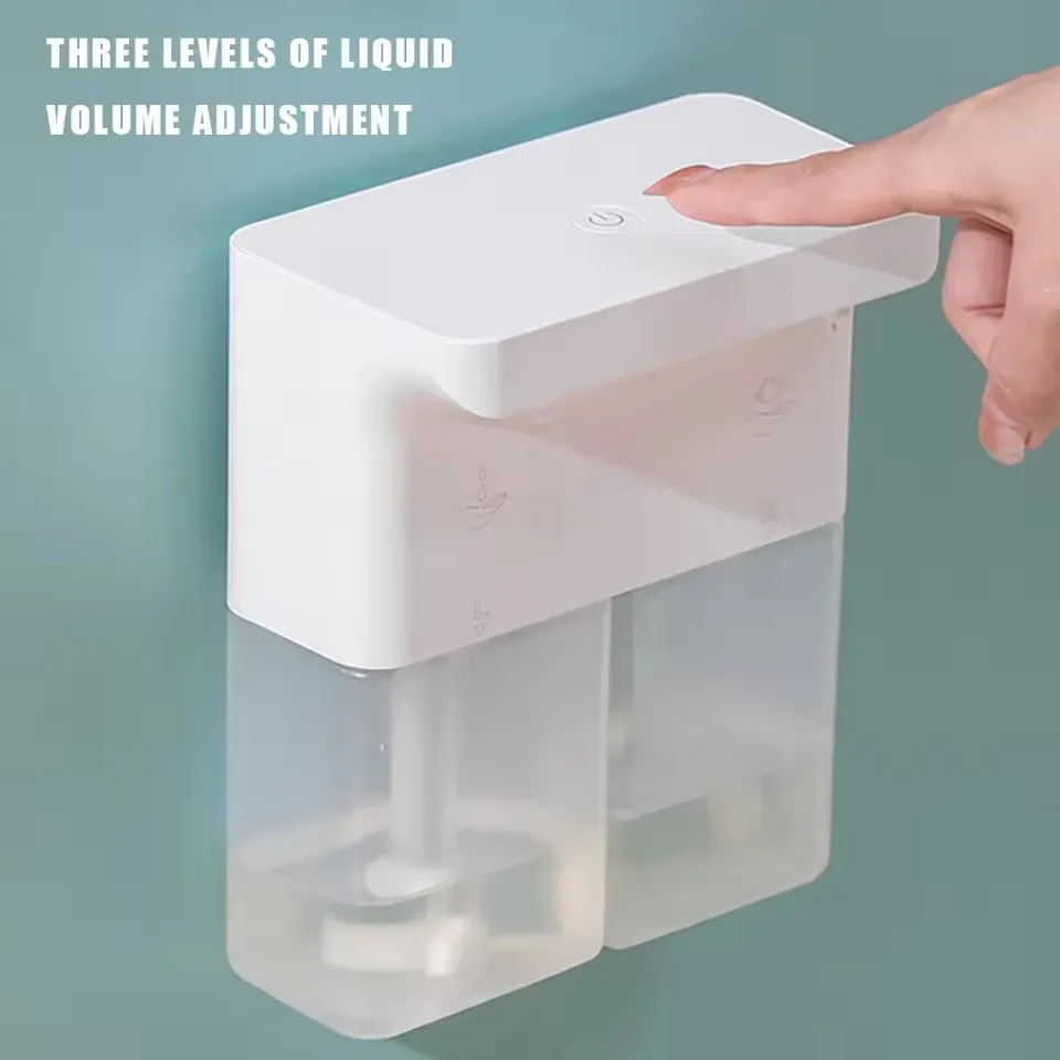 300ML*2 Big Capacity Double-Head Intelligent Hand Washing Machine Wall-Mounted Touchless Electric Automatic Sense Soap Dispenser soap dispenser soap pump soap dispenser head wall mounted dispenser
