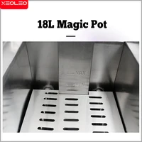 XEOLEO 18L Gas Commercial Oil Fryer Single Tank Large-capacity Fried Machine Chicken Wings Fast-Heating Snack Deep Fryer 2