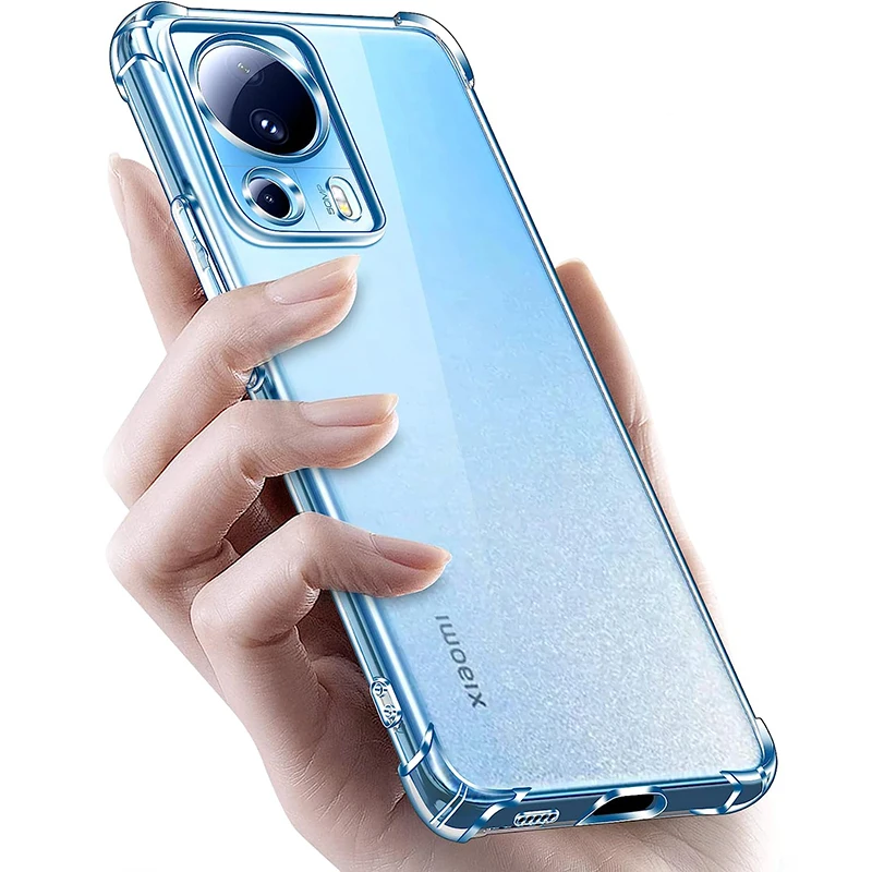 Clear Transparent Silicone Shockproof Case For Xiaomi Phone_voghion.com