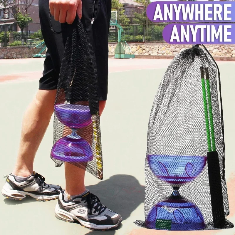 Portable Diabolo Chinese Yoyo Diabolo Set Portable Fitness Gear For Adults Kids Elderly Outdoor Indoor Agility Exercise