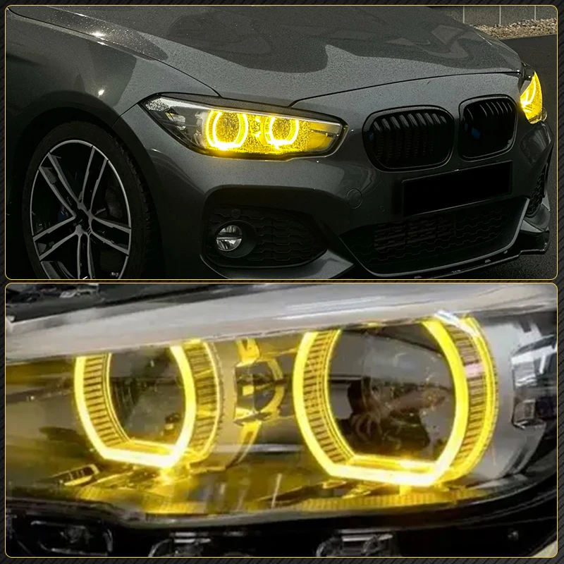 BMW F20 1 시리즈 2012 2013 2014 2015용 1/2/4개 노란색 DRL 보드 모듈 LED 주간 주행등 LED 보드 DRL 모듈