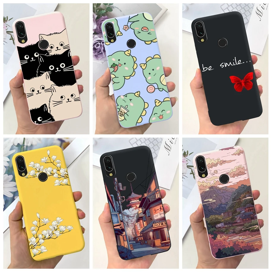 Cute Bear Dinosaur Soft Silicone Back Cover for Huawei Y6 2019 Series