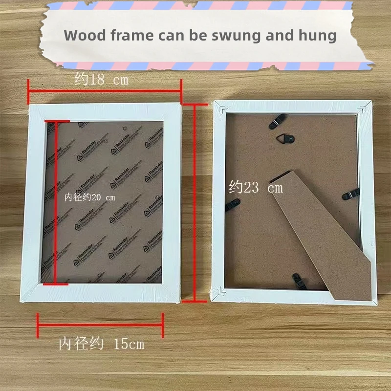 

Diamond Painting Solid Wood Frame Can Stand and Be Hung DIY for Wall Art Photos Posters Decoration Gallery Home