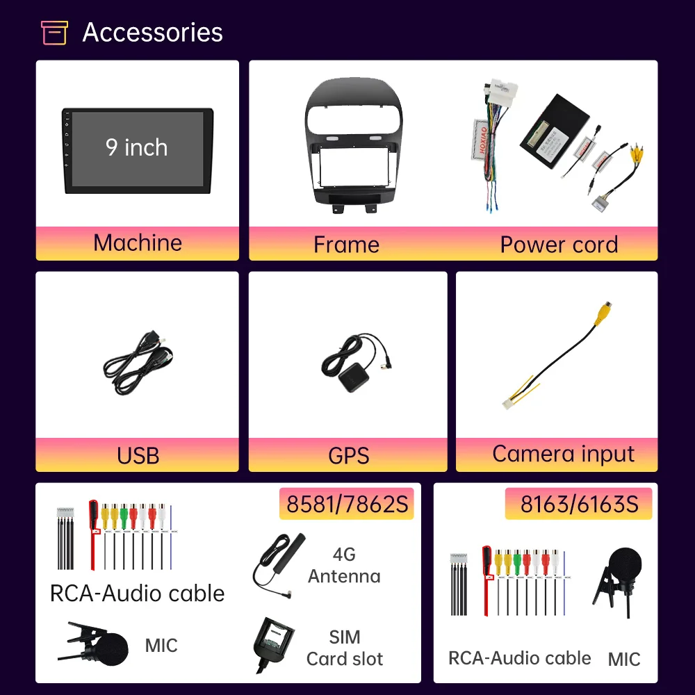 Car Radio Android 13 WiFi 5 Wireless CarPlay Android Auto 4G Car Multimedia GPS DVR For Dodge Journey For Fiat Freemont