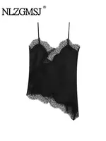 NLZGMSJ 2025  Lace Embellished Sleeveless Tops For Women Top Summer Camisole off Shoulder Casual Woman Tops Women's  Sexy Tank - Image 2