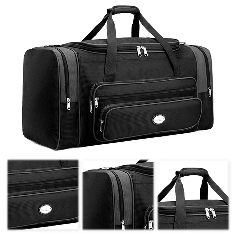 Travel Duffle Bag for Men Women Waterproof Gym Bag with Shoe Compartment Adjustable Strap Tote Bag for Sports Bussiness Trip