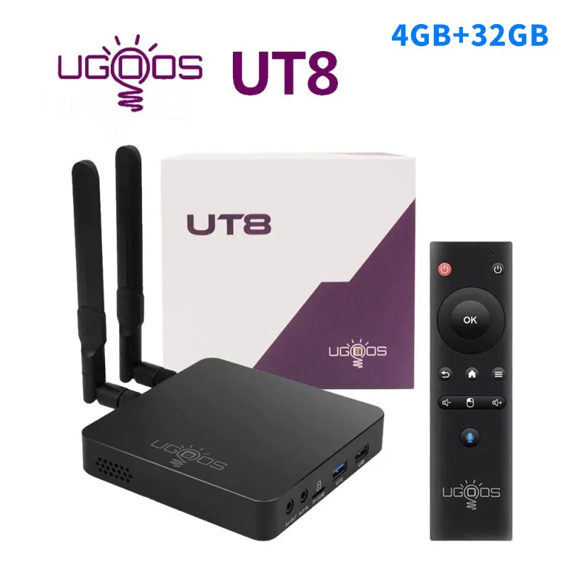 UT8 PRO TV BOX Android 11.0 DDR4 8GB RAM 64GB ROM RK3568 WiFi6 Media Player BT V