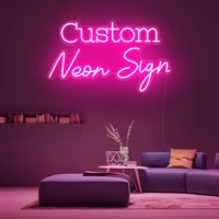 Custom Neon Signs Led Light Sign DIY Letters Extra Large Led Neon Wall Sign XL for Wedding Birthday Party Bar Drop Shopping 1