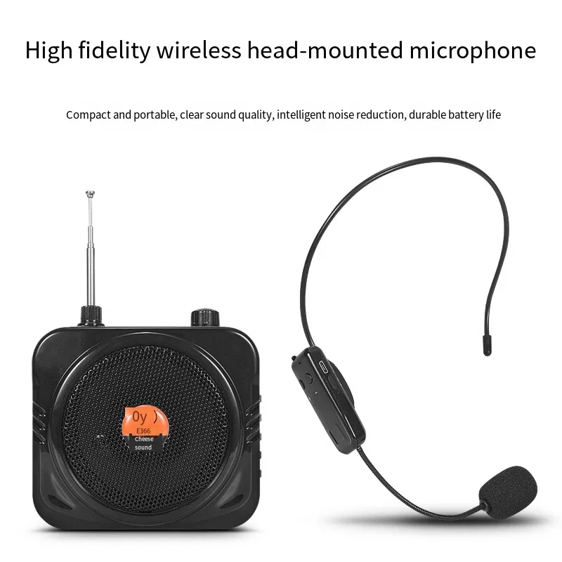 교사의 교실 증폭기 스피커 25W 유선/2.4G 무선 마이크 블루투스 스피커 투어 가이드의 증폭기 TF 카드 USB