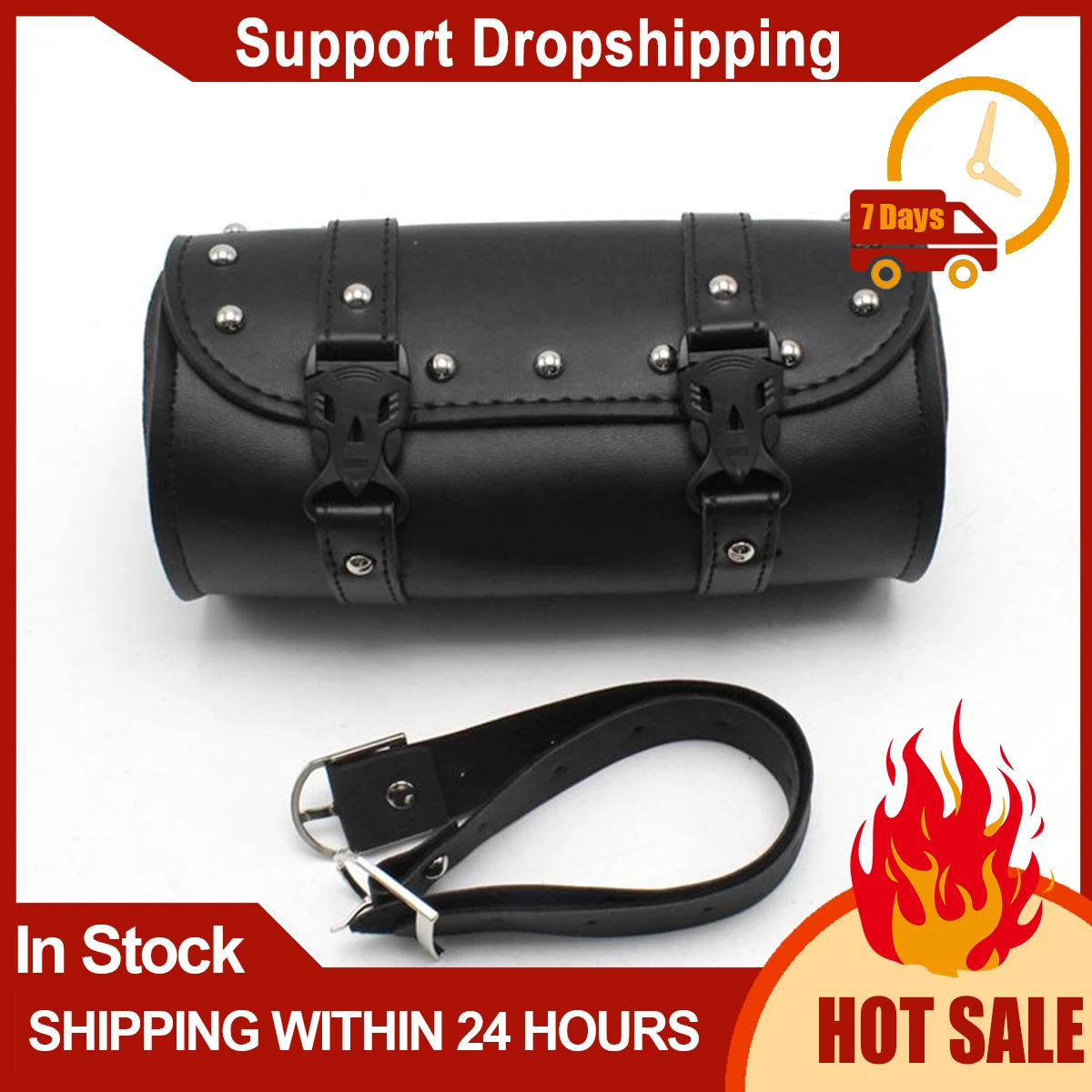 Waterproof Retro Motorcycle Fork Bag Saddlebags Large Capacity Side